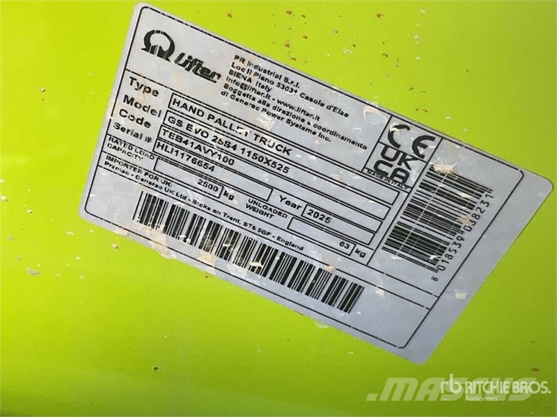 Pramac of (2)  Pramac Lifter 2500 kg Pallet Jack Pumppukärryt