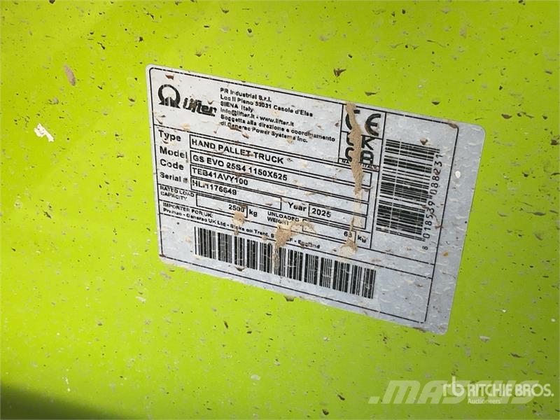 Pramac of (2)  Pramac Lifter 2500 kg Pallet Jack Pumppukärryt