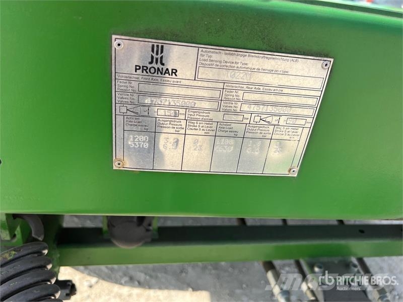 Pronar T022M T/A Agricultural Trailer Citas piekabes