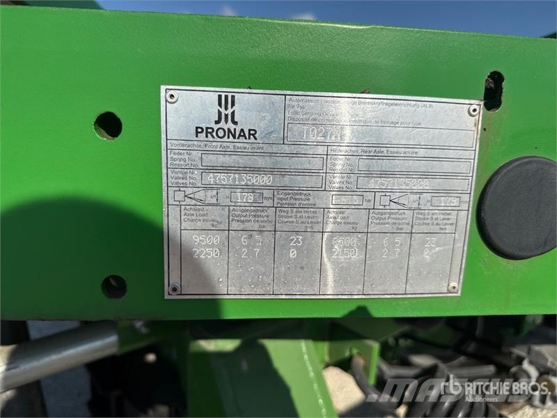 Pronar T027M Agricultural Trailer (Unused) Egyéb mezőgazdasági pótkocsik