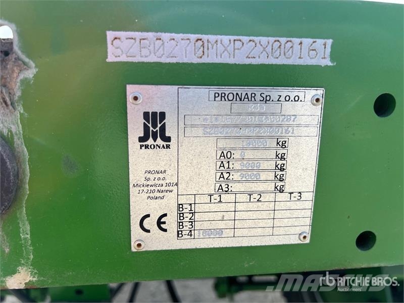 Pronar T027M Agricultural Trailer Ďalšie prívesy