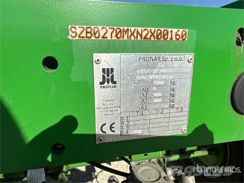 Pronar T027M Agricultural Trailer (Unused) Egyéb mezőgazdasági pótkocsik