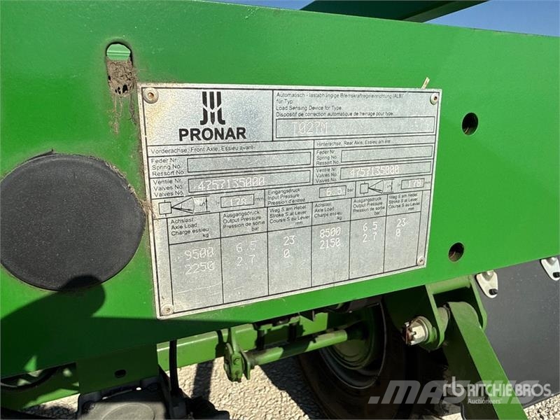Pronar T027M Agricultural Trailer (Unused) Egyéb mezőgazdasági pótkocsik