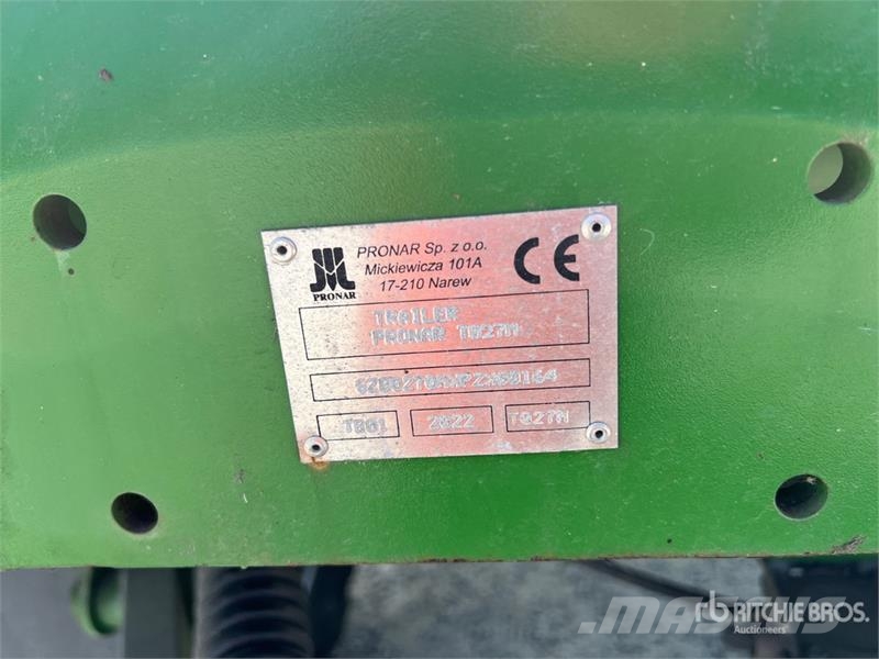 Pronar T027M T/A Agricultural Trailer Ďalšie prívesy