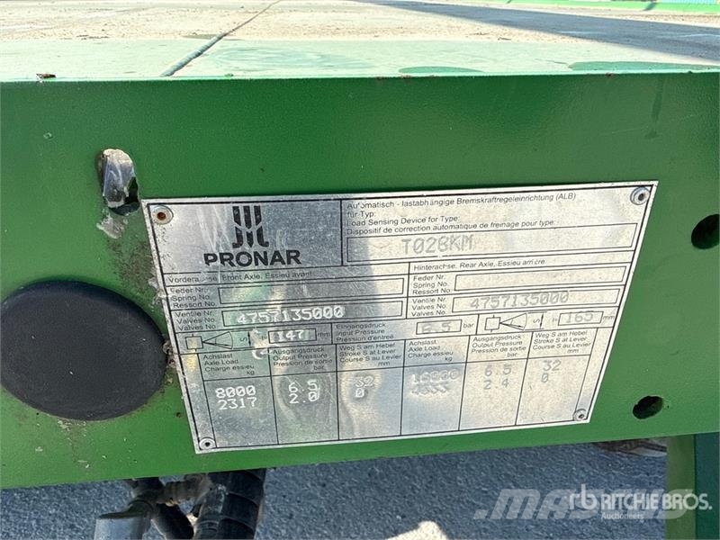 Pronar T028KM Tri/A Agricultural Trailer (Unused) Altri rimorchi