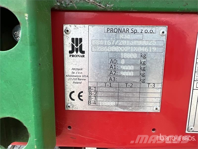 Pronar T680 T/A Trailer Övriga släp