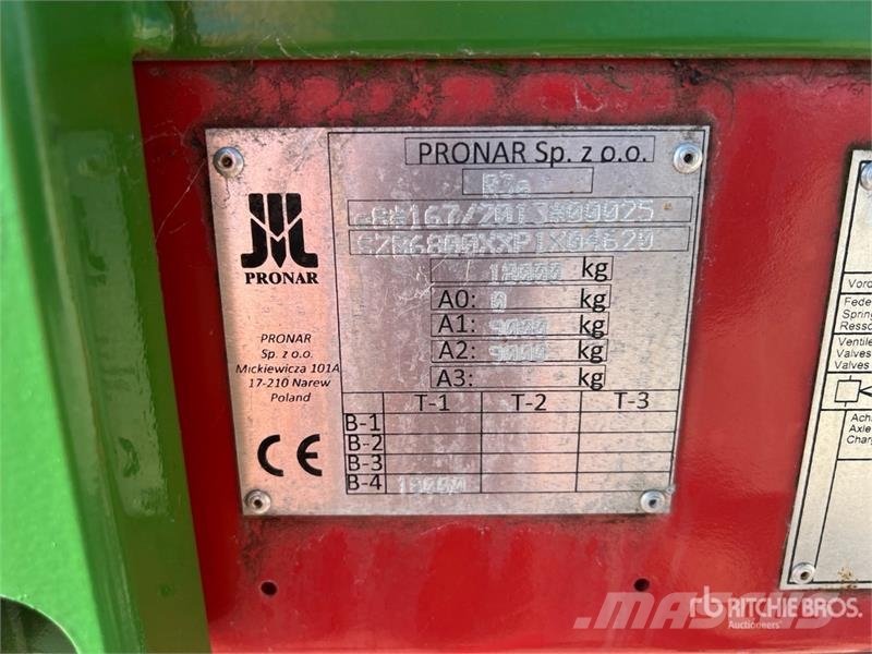 Pronar T680 T/A Turntable Trailer (Unused) Egyéb pótkocsik