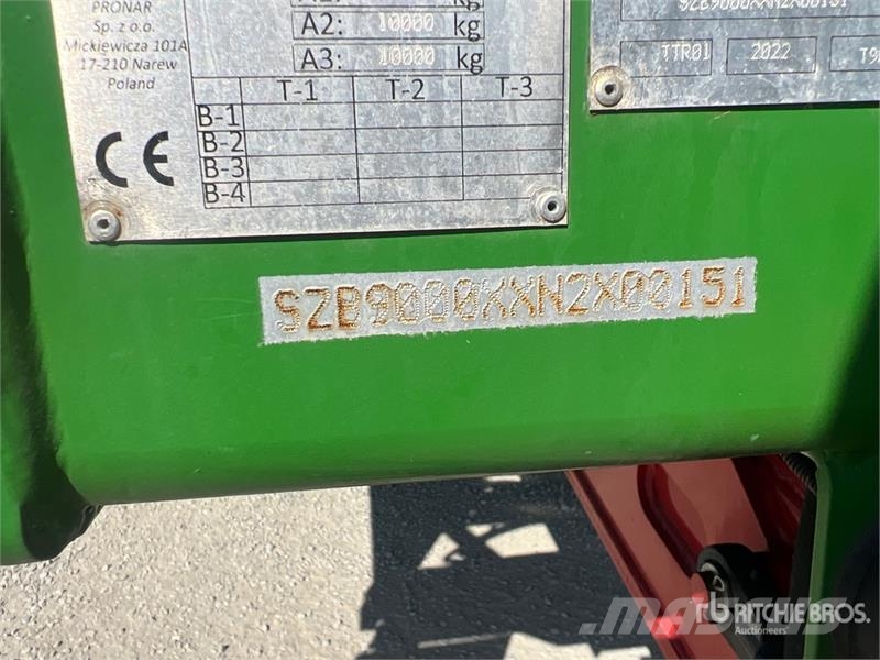 Pronar T900 Tri/A Agricultural Trailer (Unused) Egyéb mezőgazdasági pótkocsik