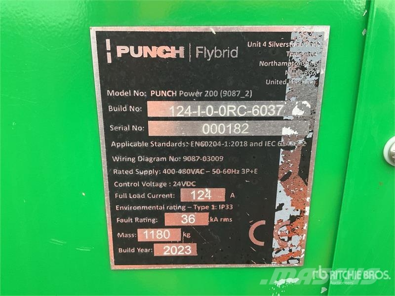 Punch Power 200 Skid-Mounted Generator Set Dīzeļģeneratori