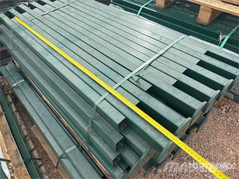  Qte De Panneaux Poteaux Clotures Qty Of Site Fence Muut