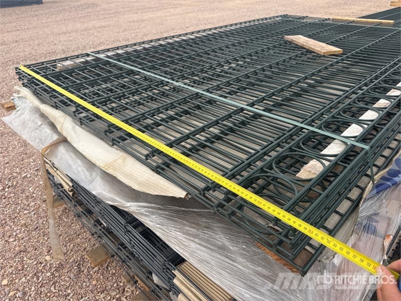  Qte De Panneaux Poteaux Clotures Qty Of Site Fence Muut