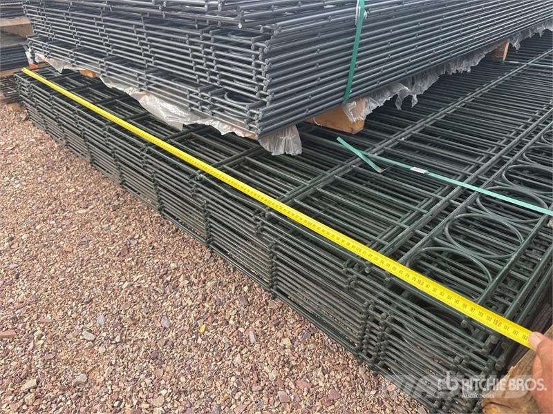  Qte De Panneaux Poteaux Clotures Qty Of Site Fence Muut