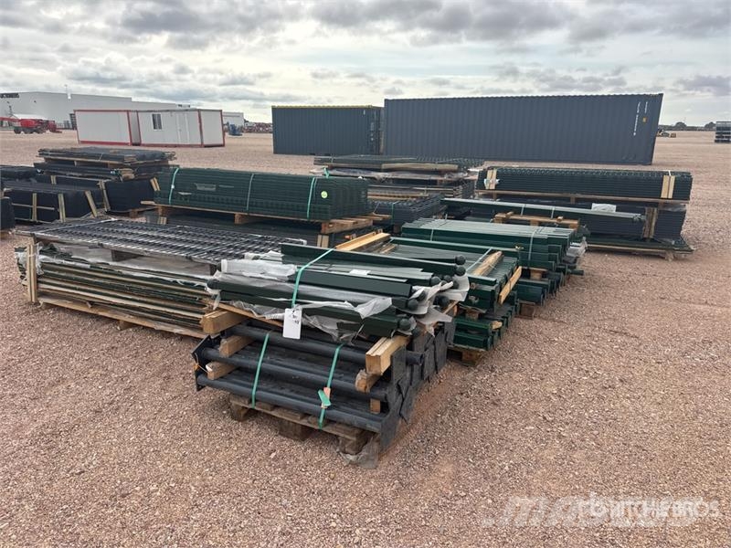  Qte De Panneaux Poteaux Clotures Qty Of Site Fence Muut