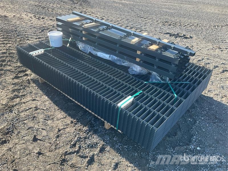  Qty of 75 Meter (1,63m x 2,50m) Site Fence (Unused 其他組件