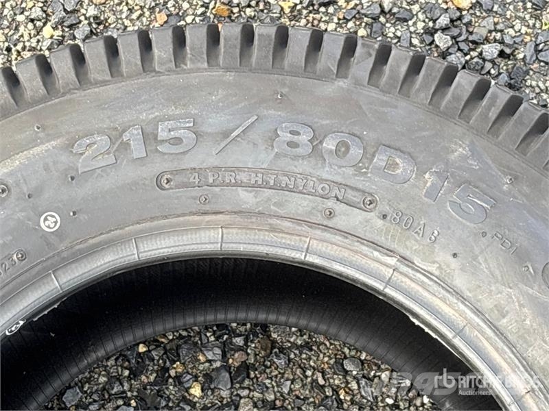 Quantity of (1) Bridgestone 215/80 D15 Tires Gume, točkovi i felne