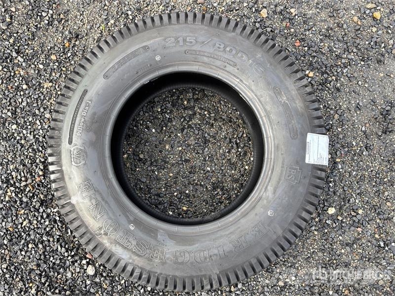 Quantity of (1) Bridgestone 215/80 D15 Tires Gume, točkovi i felne