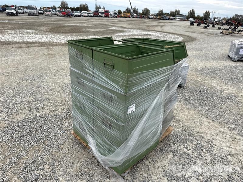  Quantity of (1) Pallets of Steel Boxes مكونات أخرى