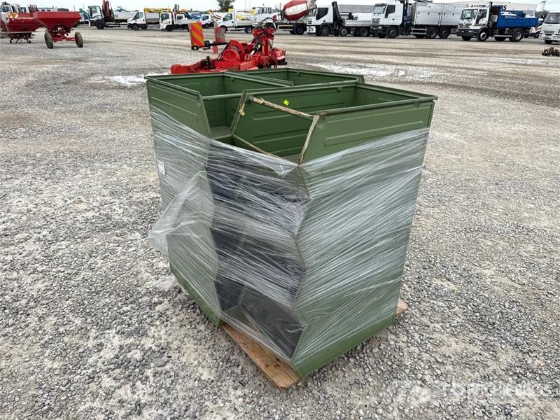  Quantity of (1) Pallets of Steel Boxes مكونات أخرى