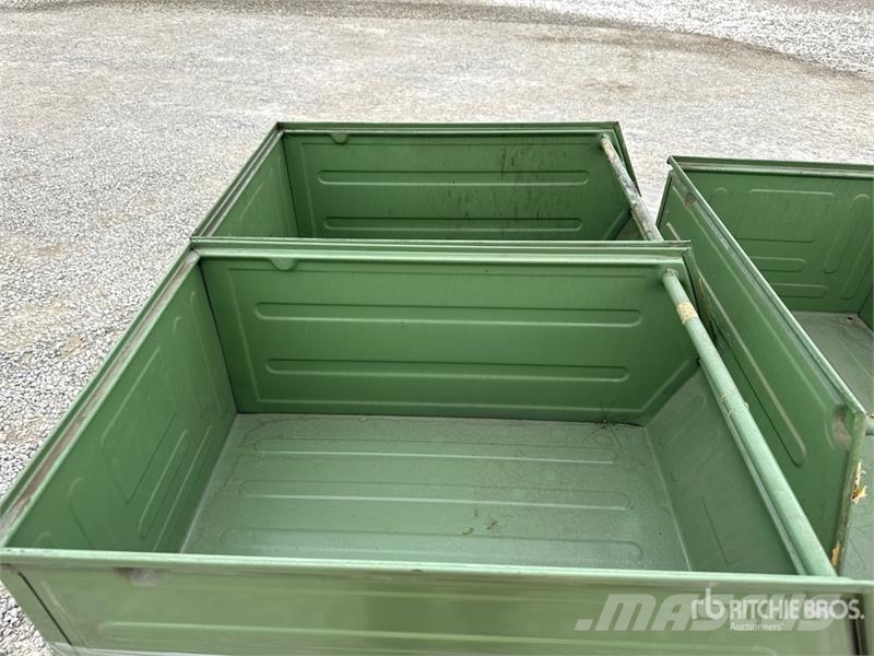  Quantity of (1) Pallets of Steel Boxes مكونات أخرى