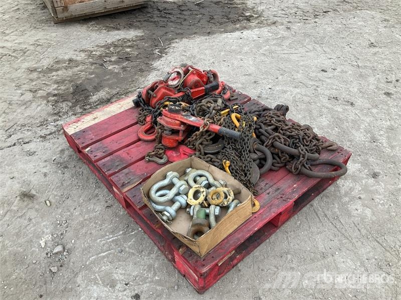 Quantity of (1) Pallets of Lifting Equipment Other components