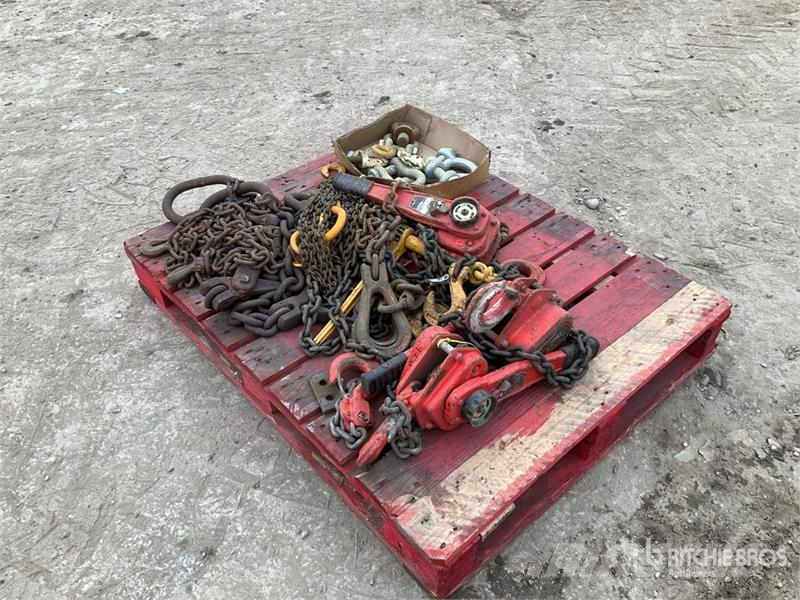 Quantity of (1) Pallets of Lifting Equipment Other components