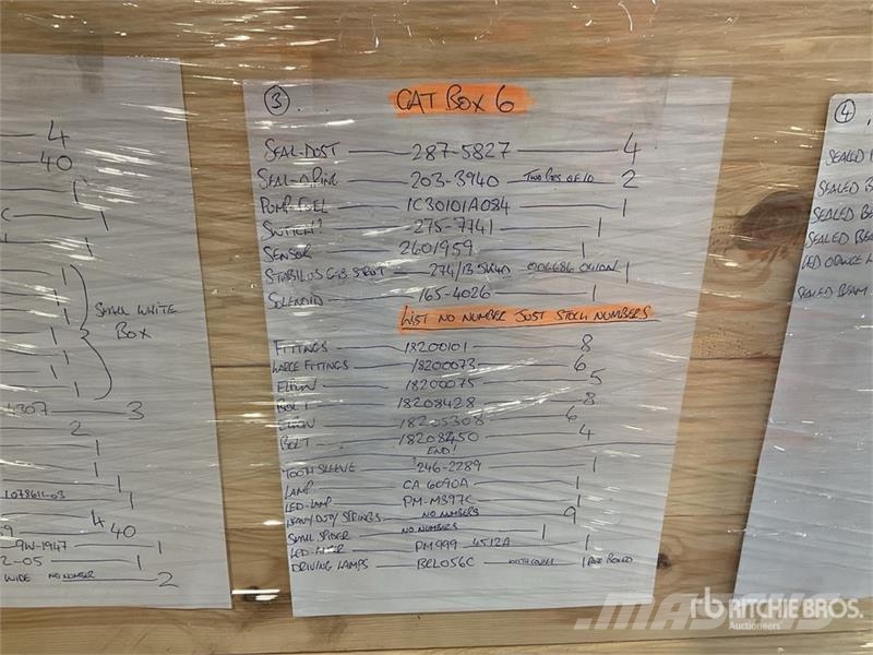  Quantity of (1) Pallets of Parts (Unused) مكونات أخرى