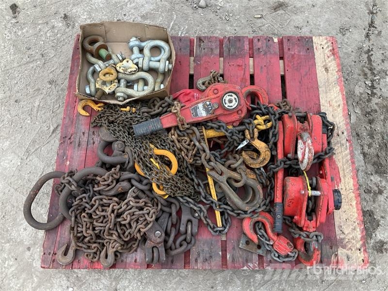 Quantity of (1) Pallets of Lifting Equipment Other components