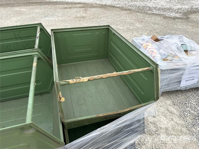  Quantity of (1) Pallets of Steel Boxes مكونات أخرى