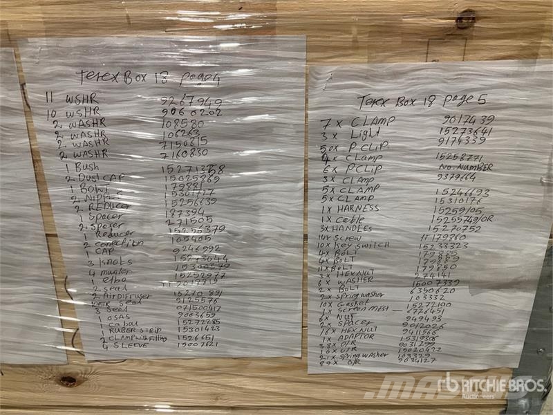 Quantity of (1) Pallets of Parts Other components