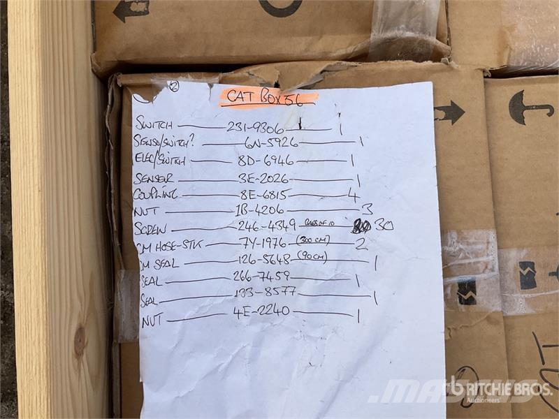  Quantity of (1) Pallets of Cat Parts Other components