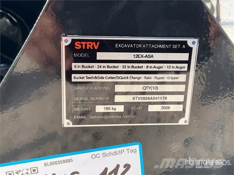  Quantity of (10)  STARVOX 12EX-ASA (Unused) مكونات أخرى