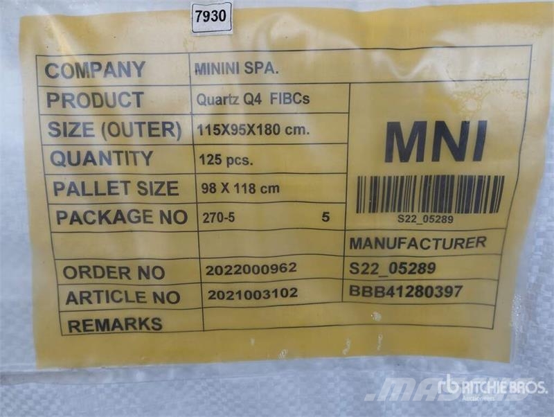 Quantity of (125) Minini Big Bags Άλλα εξαρτήματα