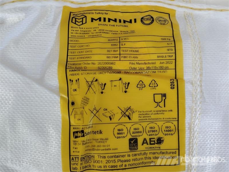 Quantity of (125) Minini Big Bags Άλλα εξαρτήματα