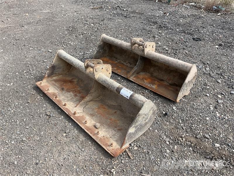  Quantity of (2) 1200 mm Cleanup Excavator Bucket Godet