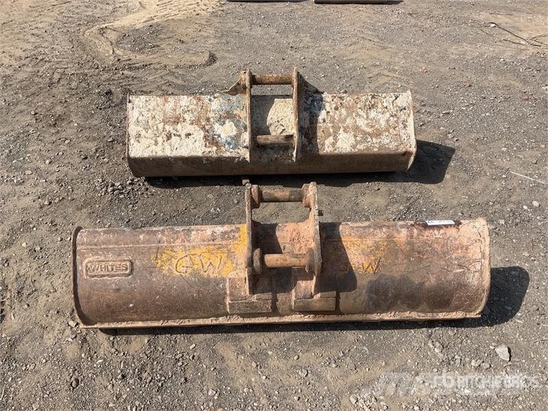  Quantity of (2) 1500 mm Cleanup Excavator Bucket Godet