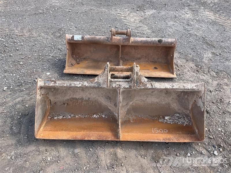  Quantity of (2) 1500 mm Cleanup Excavator Bucket Godet