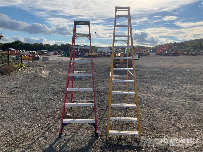 Quantity of (2) Clow Group Ladder Lestve in ploščadi