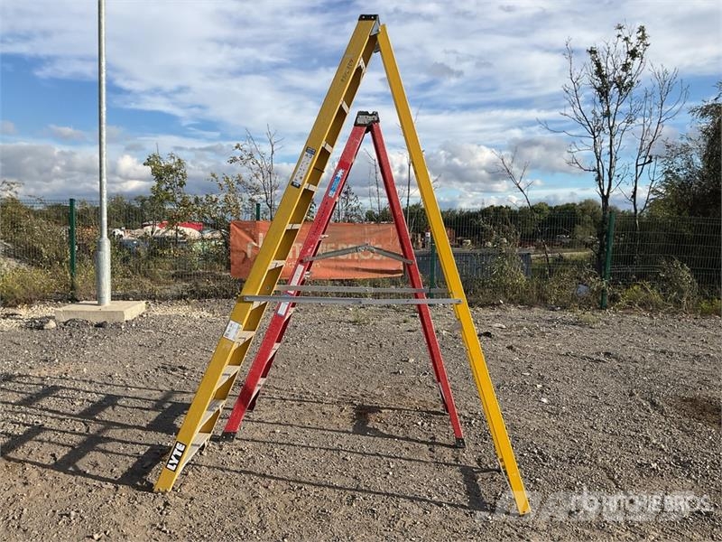Quantity of (2) Clow Group Ladder Lestve in ploščadi