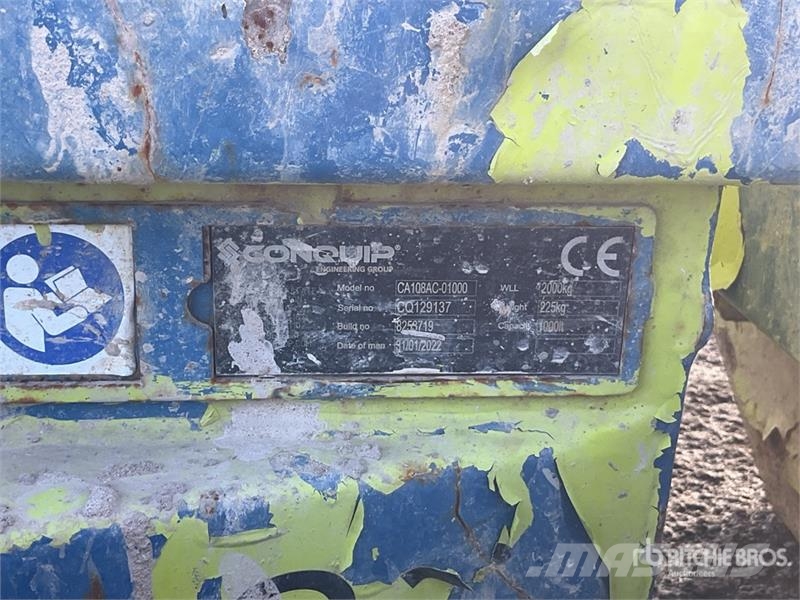 Quantity of (2) Conquip CA108-01000 Boat Skip Kraanade varuosad ja varustus