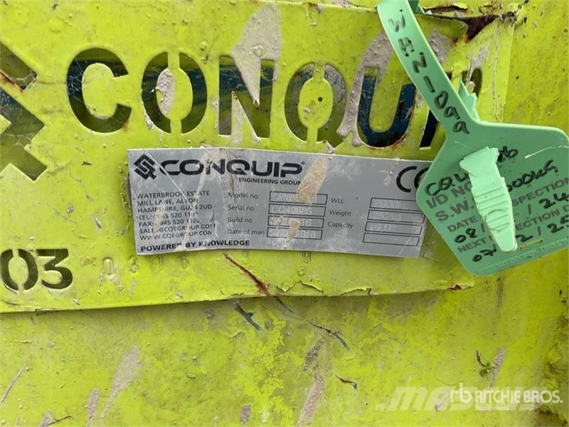 Quantity of (2) Conquip CA108-01000 Boat Skip Kraanade varuosad ja varustus