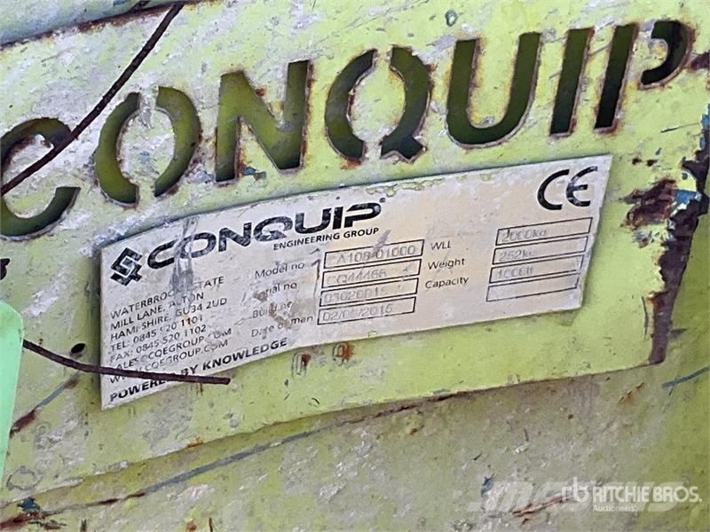 Quantity of (2) Conquip CA108-01000 Boat Skip Kraanade varuosad ja varustus