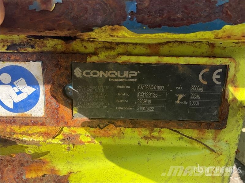 Quantity of (2) Conquip CA108-01000 Boat Skip Kraanade varuosad ja varustus
