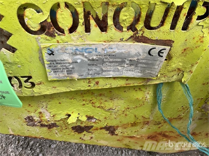 Quantity of (2) Conquip CA108-01000 Boat Skip Kraanade varuosad ja varustus