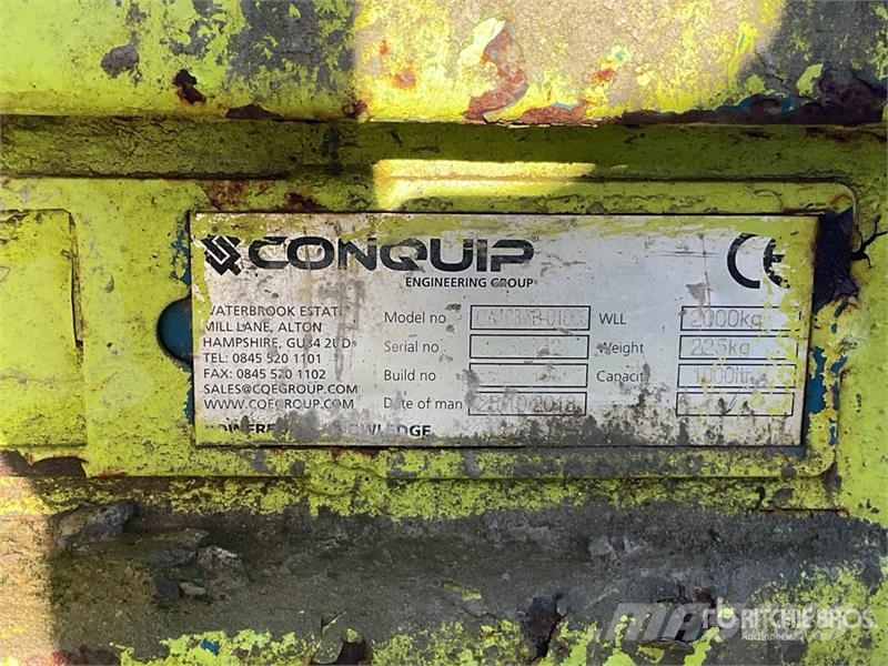 Quantity of (2) Conquip CA108-01000 Boat Skip Kraanade varuosad ja varustus