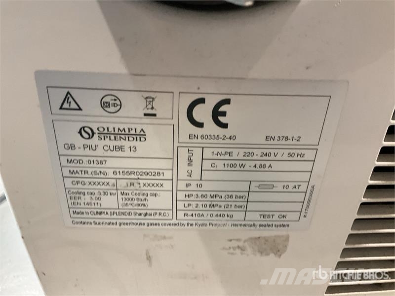 Quantity of (2) Dehumidifier Other components