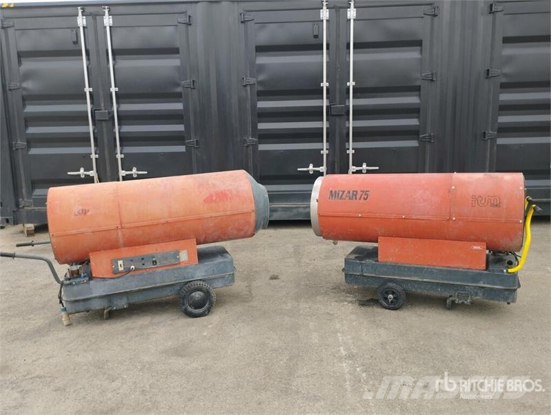  Quantity of (2) ITM Italia Mizar 75 Portable Diese Ogrevalna in odtajevalna oprema