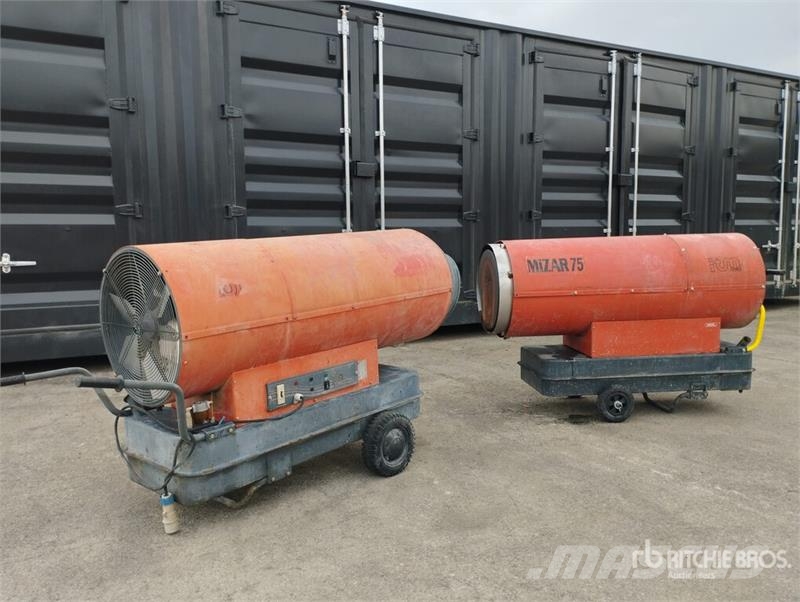  Quantity of (2) ITM Italia Mizar 75 Portable Diese Ogrevalna in odtajevalna oprema