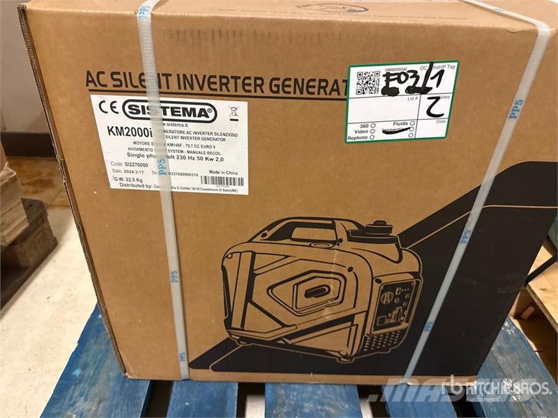 Quantity of (2) KM20001 2 kW Portable Generator Se مولدات أخرى