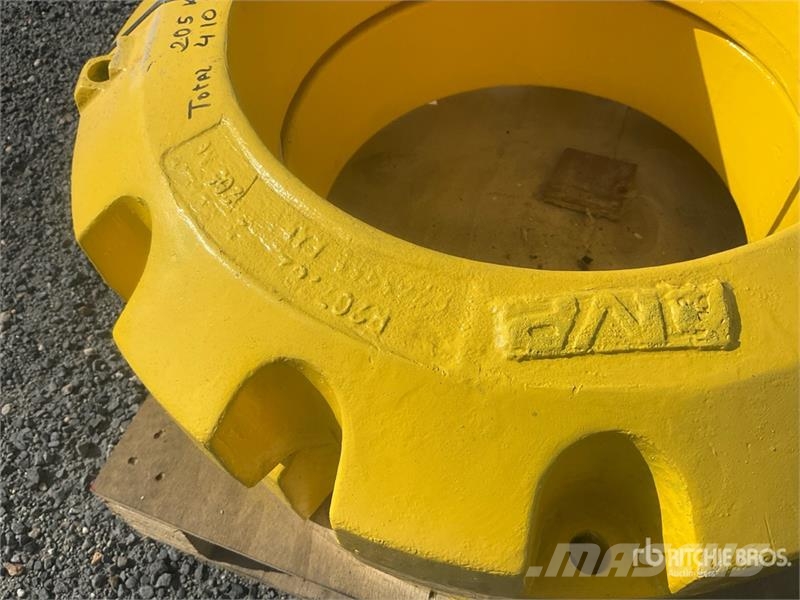 Quantity of (2) Massepoids COC RC 205 Kg Wheel Co Muut maatalouskoneet