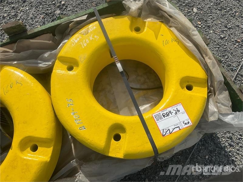  Quantity of (2)  Massepoids COC RJ 160 Kg Wheel Co Lauksaimniecība- Citi
